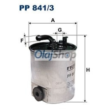 Filtron Üzemanyagszűrő (PP 841/3) üzemanyagszűrő