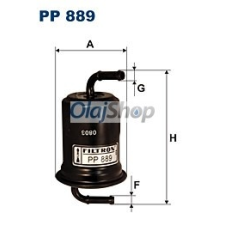 Filtron Üzemanyagszűrő (PP 889) üzemanyagszűrő