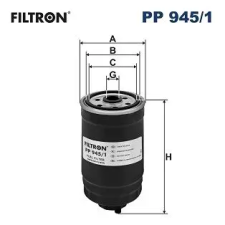Filtron Üzemanyagszűrő PP 945/1 autóalkatrész