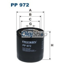Filtron Üzemanyagszűrő (PP 972) üzemanyagszűrő