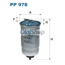 Filtron Üzemanyagszűrő (PP 978) üzemanyagszűrő