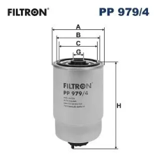Filtron Üzemanyagszűrő PP 979/4 autóalkatrész