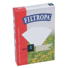  FILTROPA fehérített papír szűrő (1) 40db kávéfőző kellék