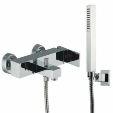  FIMA Carlo Frattini kádcsaptelep, Brick stílusú zuhanyszettel, króm csaptelep