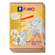 FIMO Effect süthető gyurma készlet, 4x25 g - márvány design, Marble Design süthető gyurma