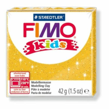 FIMO Gyurma, 42 g, égethető, FIMO "Kids", glitteres arany süthető gyurma