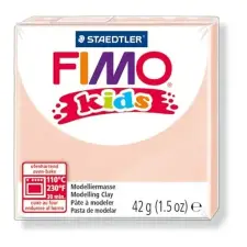 FIMO Gyurma, 42 g, égethető, FIMO "Kids", halvány rózsaszín kreatív és készségfejlesztő