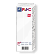 FIMO Gyurma, 454 g, égethető,  "Soft", fehér gyurma