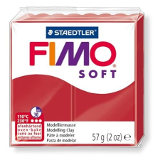 FIMO Gyurma, 57 g, égethetõ, FIMO "Soft", karácsonyi piros süthető gyurma