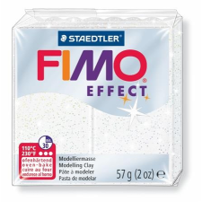 FIMO Gyurma, 57 g, égethető, FIMO  Effect , csillámos fehér süthető gyurma