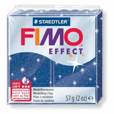 FIMO Gyurma, 57 g, égethető, FIMO  Effect , csillámos kék süthető gyurma