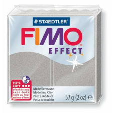 FIMO Gyurma, 57 g, égethető, FIMO Effect, ezüst (FM802081) süthető gyurma