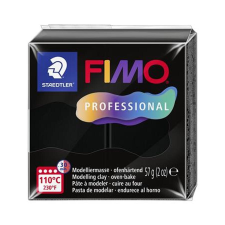 FIMO Gyurma, 57 g, égethető, FIMO "Professional", fekete süthető gyurma