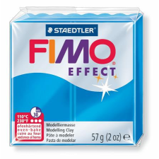 FIMO Gyurma, 57 g, égethető, FIMO &quot;Effect&quot;, áttetsző kék süthető gyurma