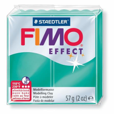 FIMO Gyurma, 57 g, égethető, FIMO &quot;Effect&quot;, áttetsző zöld süthető gyurma