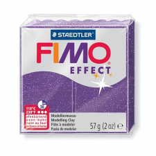 FIMO Gyurma, 57 g, égethető, FIMO &quot;Effect&quot;, csillámos bíborlila süthető gyurma