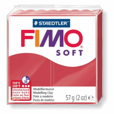 FIMO Gyurma, 57 g, égethető, FIMO &quot;Soft&quot;, meggy piros süthető gyurma
