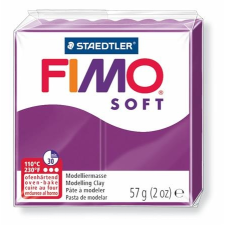 FIMO Gyurma, 57 g, égethető, FIMO  Soft , bíborlila süthető gyurma