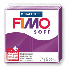 FIMO Gyurma, 57 g, égethető, FIMO "Soft", bíborlila süthető gyurma