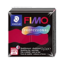 FIMO Gyurma, 57 g, égethető, "Professional", kármin (FM804029) (FM804029) süthető gyurma