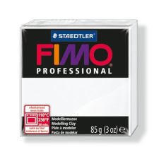 FIMO Gyurma, 85 g, égethető, FIMO &quot;Professional&quot;, fehér süthető gyurma