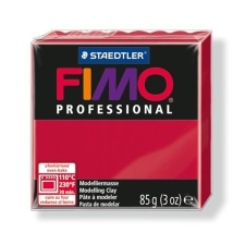 FIMO Gyurma, 85 g, égethető, FIMO &quot;Professional&quot;, kármin süthető gyurma