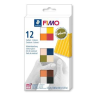 FIMO Gyurma, készlet, 12x25 g, égethető,  