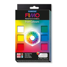 FIMO Gyurma készlet, 6x85 g, égethető, FIMO &quot;Professional True Colours&quot;, 6 különböző szín süthető gyurma