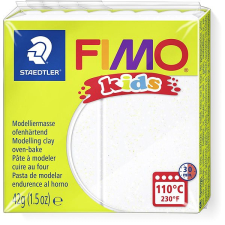 FIMO Kids 8030, 42g - glitter fehér gyurma