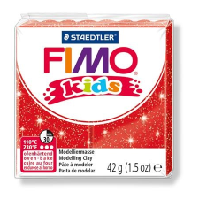 FIMO Kids Gyurma, 42 g, égetheto, glitteres piros süthető gyurma