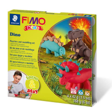 FIMO Kids süthető gyurma készlet, Form & Play - 4x42 g - dínók gyurma
