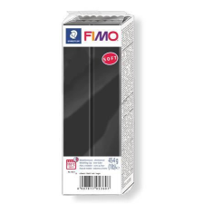 FIMO "Soft" égethető gyurma 454g fekete (8021-9 / FM80219) süthető gyurma