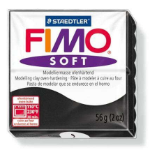 FIMO "Soft" gyurma 56g égethető fekete (8020-9) gyurma