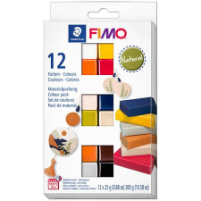 FIMO Soft Colour Pack süthető gyurma készlet, 12x25 g - Natural Colours gyurma