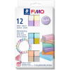 FIMO Soft Colour Pack süthető gyurma készlet, 12x25 g - Pastel Colours