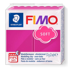 FIMO Soft süthető gyurma, 57 g - málna (8020-22) modellmassza