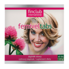 Finclub Femiveltabs tabletta változókorra, fitoösztrogénnel vitamin és táplálékkiegészítő