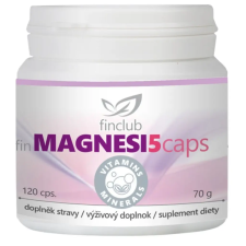 Finclub fin Magnesi5caps (120 db) - 5 féle magnéziummal vitamin és táplálékkiegészítő