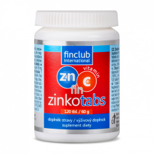 Finclub Zinkotabs immunerősítő tabletta Cinkkel és C vitaminnal vitamin és táplálékkiegészítő
