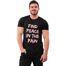  Find peace in the pain - GYM Fitness Férfi Póló