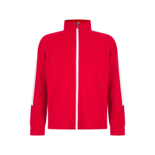 Finden + Hales FHLV873 gyerek tréning felső, Red/White-7/8 gyerek pulóver, kardigán