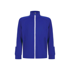 Finden + Hales FHLV873 gyerek tréning felső, Royal/White-9/10 gyerek pulóver, kardigán