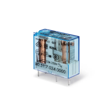 Finder 40.51.9.024.5001 Miniatűr printrelé, 1 váltóérintkező,10A villanyszerelés