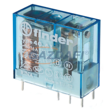 Finder 40.61.9.018.0301 Miniatűr printrelé, 1 záróérintkező,16A villanyszerelés