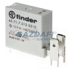 Finder 45.71.7.012.0310 Printrelé, 1 záróérintkező, 16A villanyszerelés