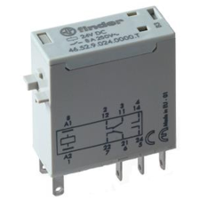 Finder 465291100000T Miniatűr ipari relé, 2 váltó, 8A villanyszerelés