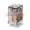 Finder 55.12.8.230.0010 Miniatűr ipari relé, 2 váltóérintkező, 10A, AC (50/60 Hz), 230V, CO