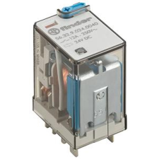 Finder 563290240000 Miniatűr  telj.relé, 2 váltóé, 12A villanyszerelés