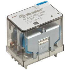 Finder 563492200040 Miniatűr  telj.relé, 4 váltóé, 12A villanyszerelés