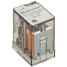 Finder 564282300000 Miniatűr  telj.relé, 2 váltóé, 12A villanyszerelés